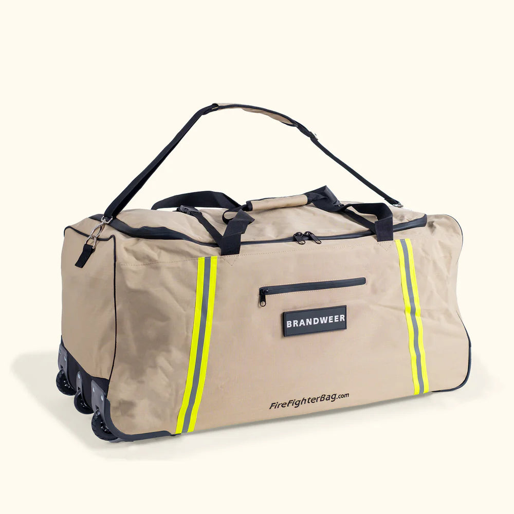Feuerwehr Kleidertrolley Tasche Beige